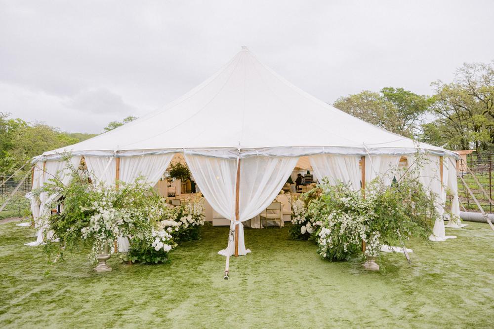 Tented Wedding Reception